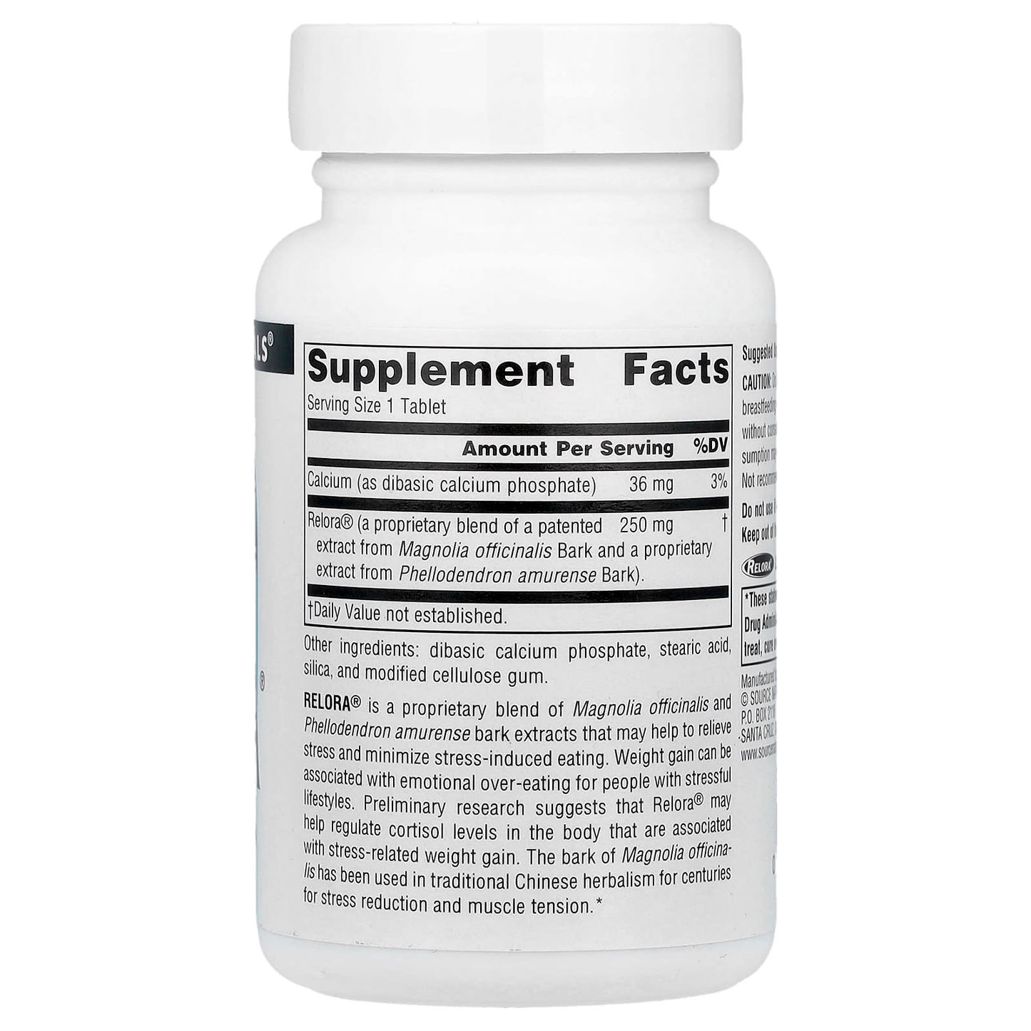 Source Naturals, Relora®, 90 Tablets - Image 2