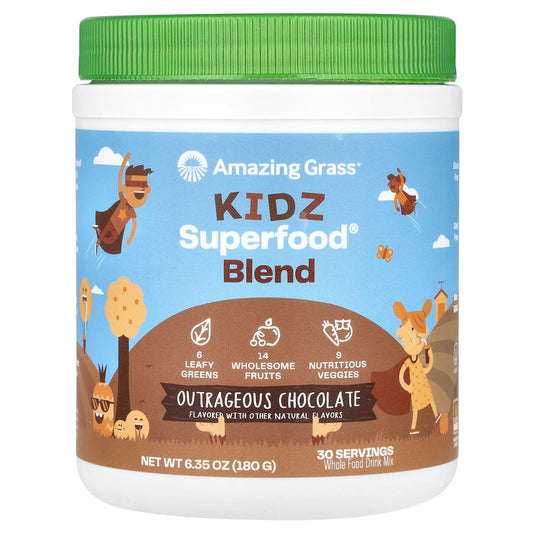 Chocolate Superfood Powder for Kids - Amazing Grass - Image 1