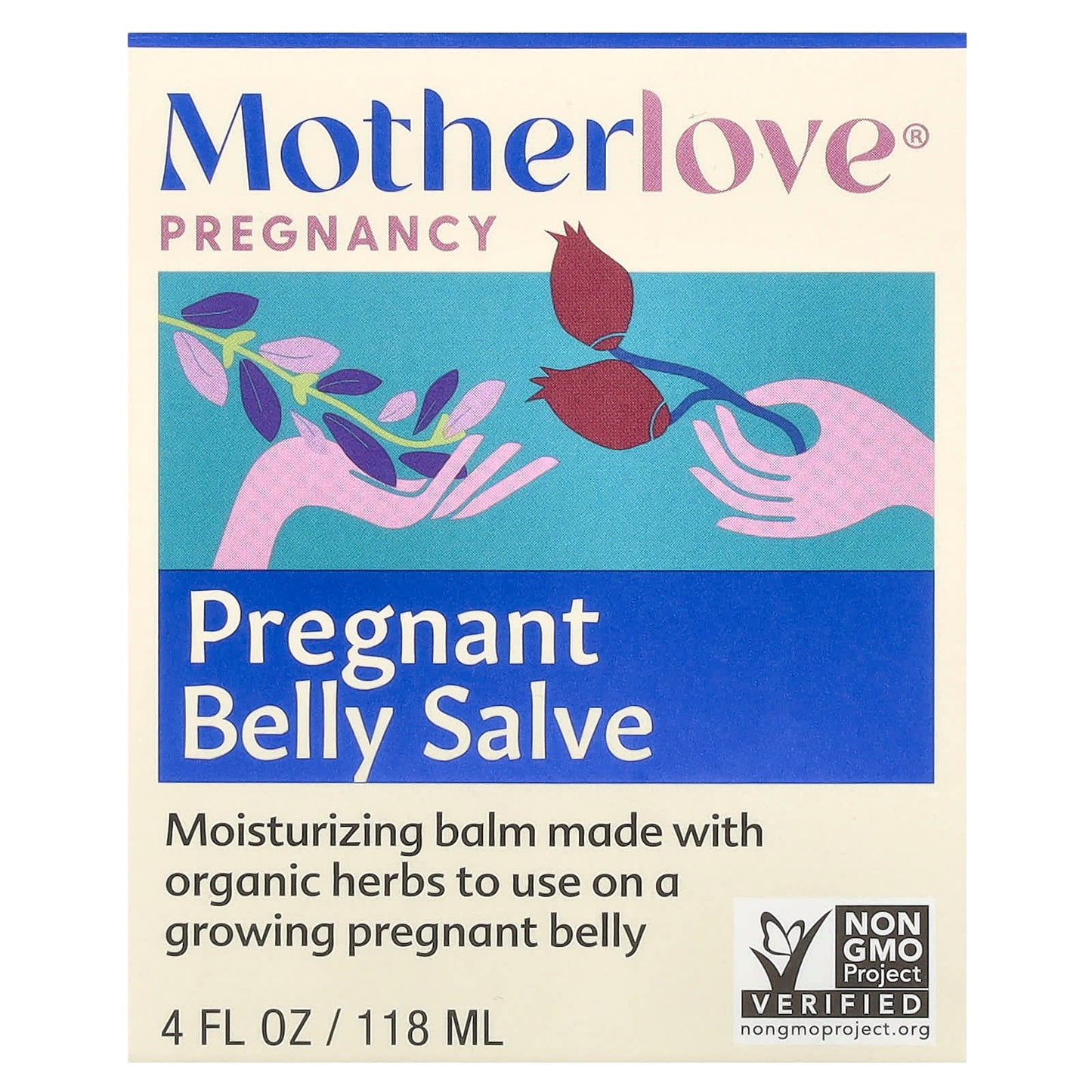 Motherlove, Pregnancy, Pregnant Belly Salve, 4 fl oz (118 ml) - Image 2