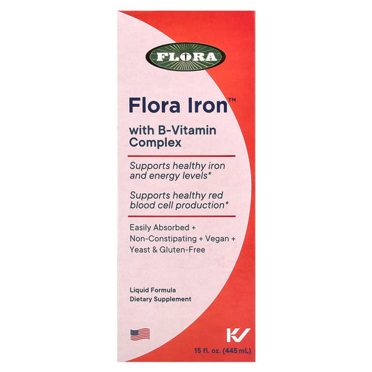 Flora Iron with B-Vitamin Complex for Healthy Energy - Image 1