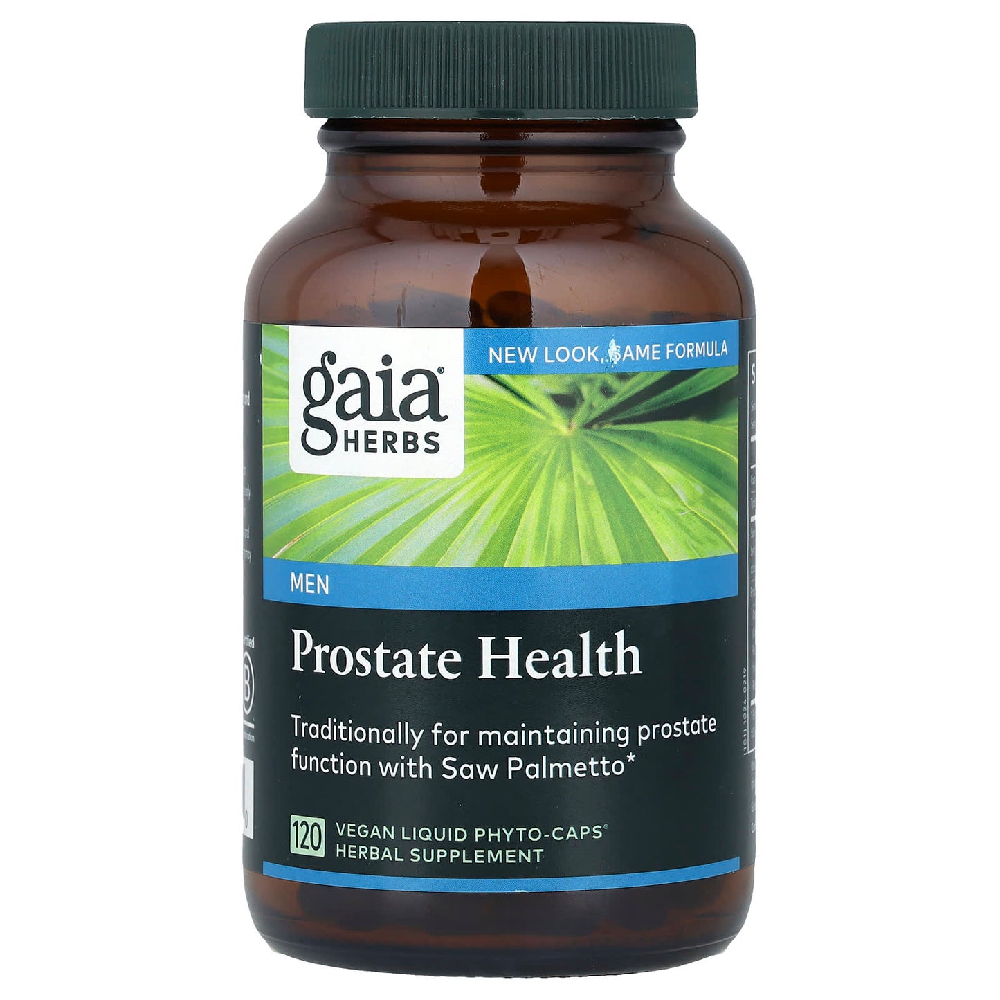 Gaia Herbs Prostate Health Support for Men - 120 Vegan Liquid Phyto-Caps - Image 1