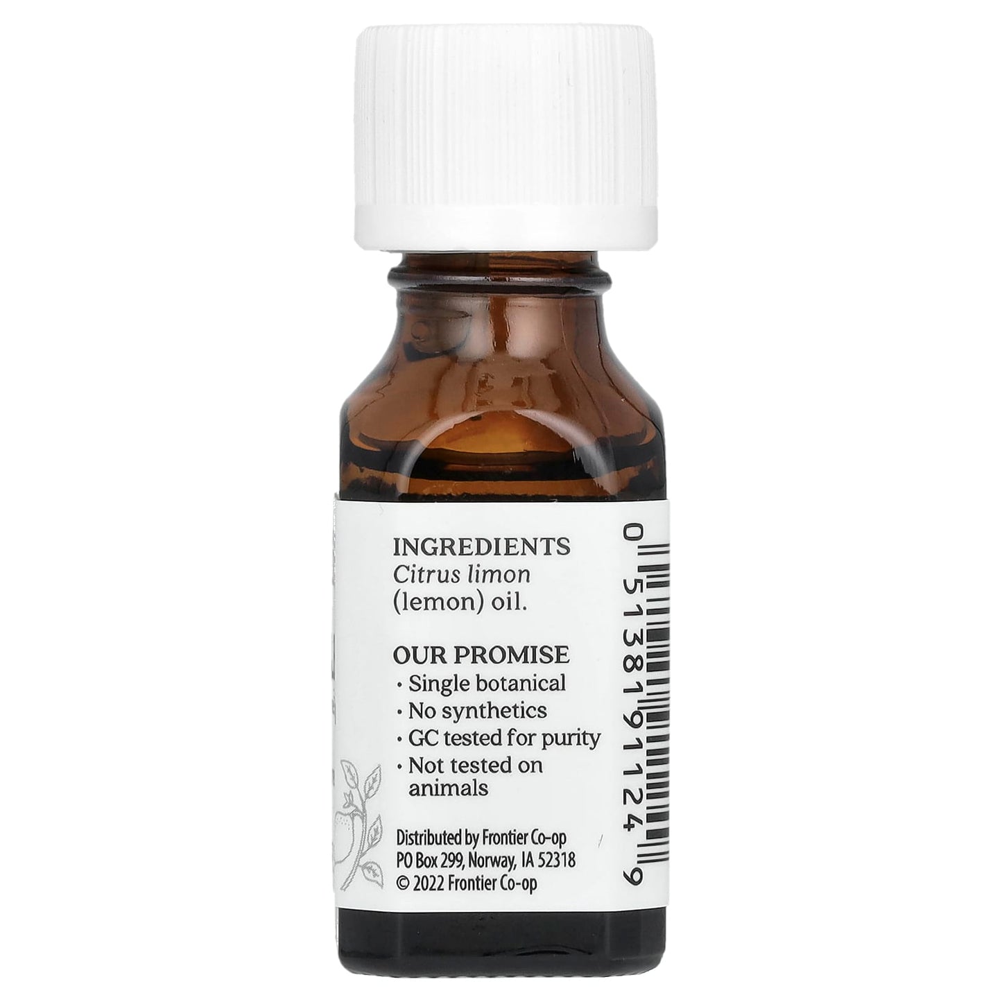 Aura Cacia Pure Lemon Essential Oil 0.5 fl oz (15 ml) - Image 2