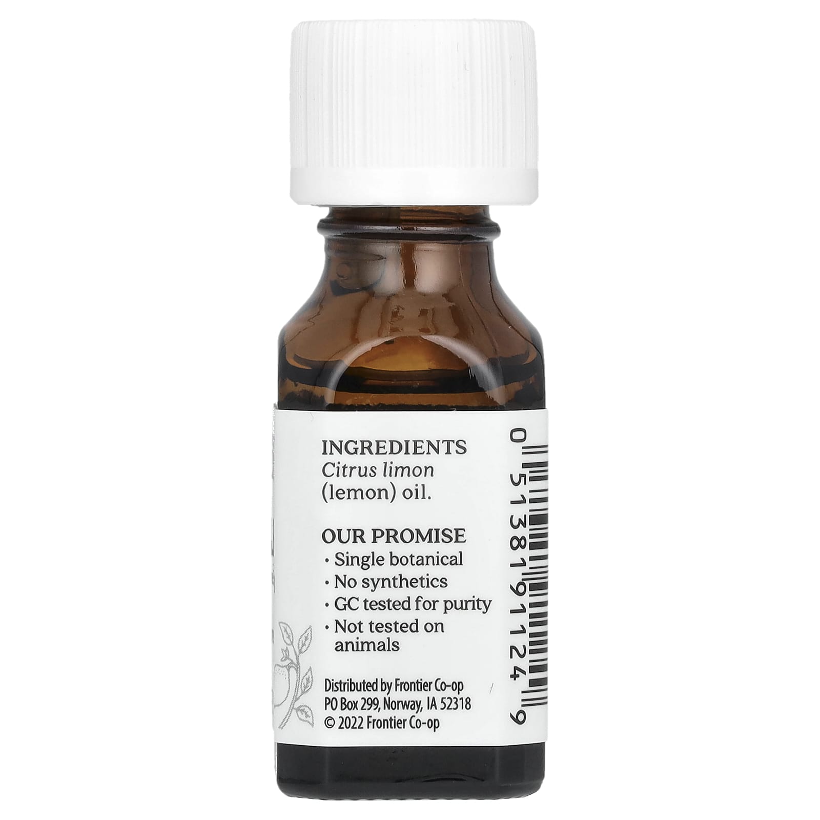 Aura Cacia Pure Lemon Essential Oil 0.5 fl oz (15 ml) - Image 2