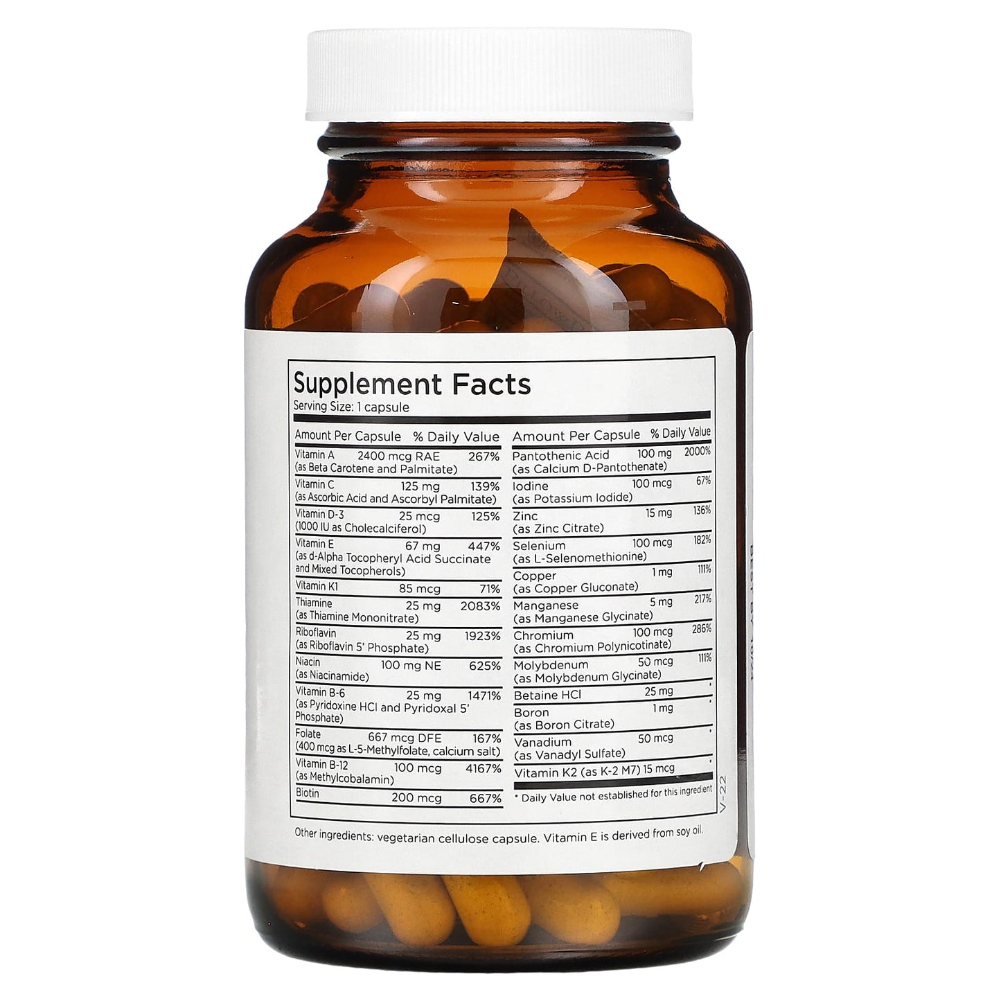 Metabolic Maintenance, The Big One without Iron, 90 Capsules - Image 2