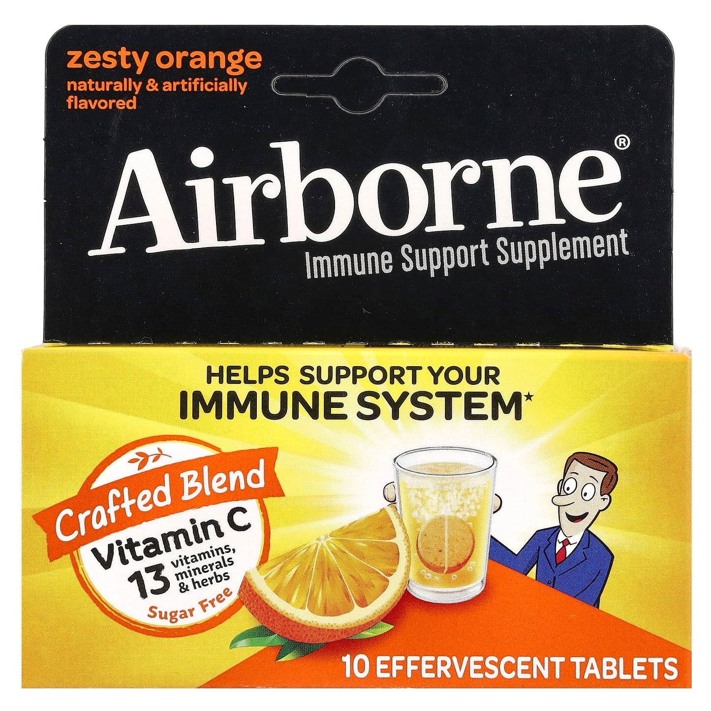 Boost Your Immunity with Airborne Effervescent Tablets - Zesty Orange - Image 1
