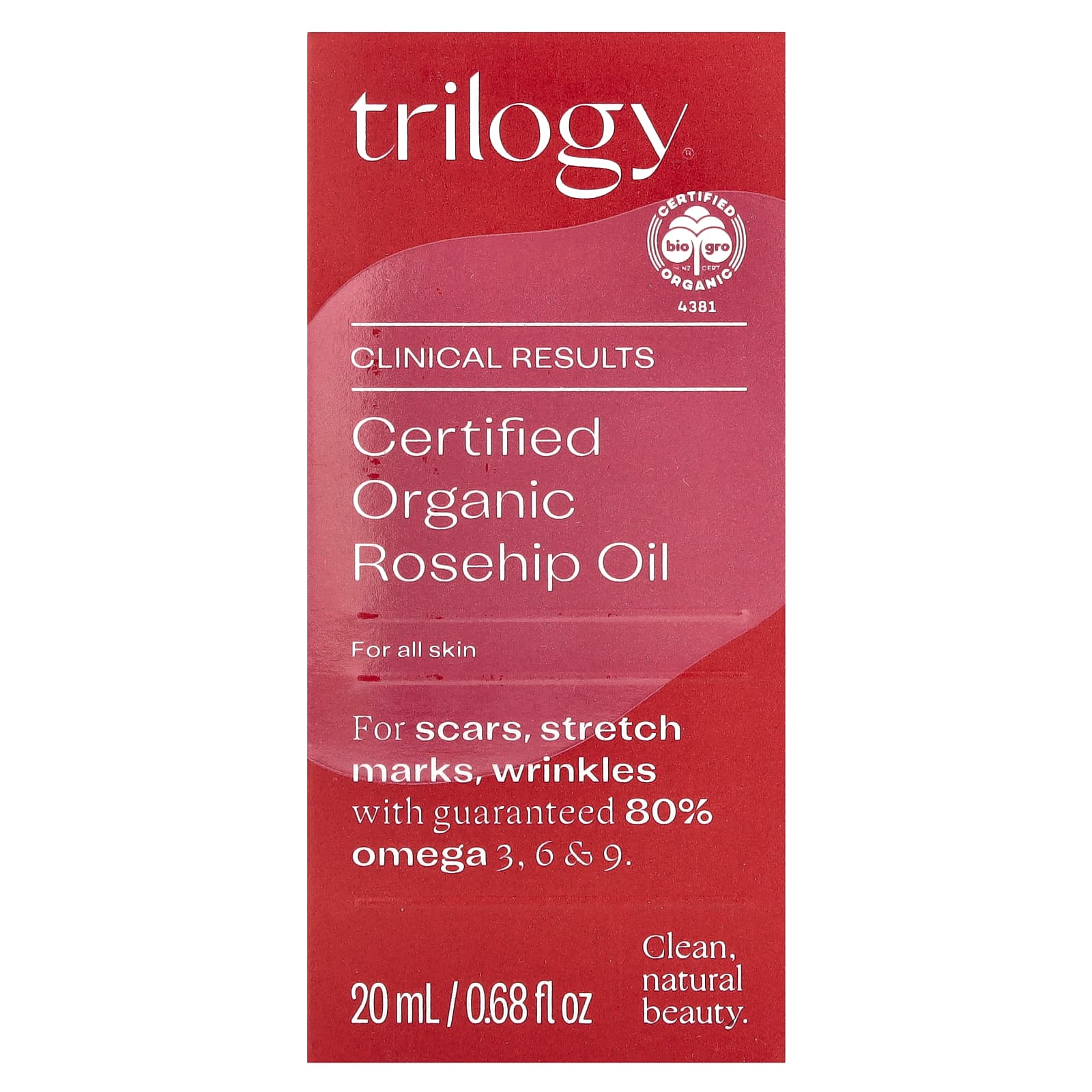 Trilogy, Certified Organic Rosehip Oil, 0.68 fl oz (20 ml) - Image 2