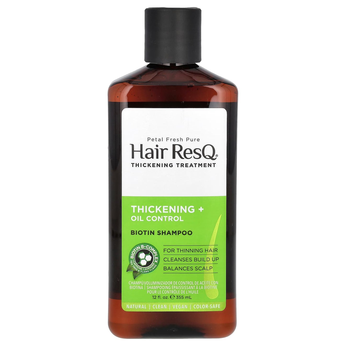 Petal Fresh, Hair ResQ®, Biotin Shampoo, Thickening +  Oil Control, 12 fl oz (355 ml) - Image 1