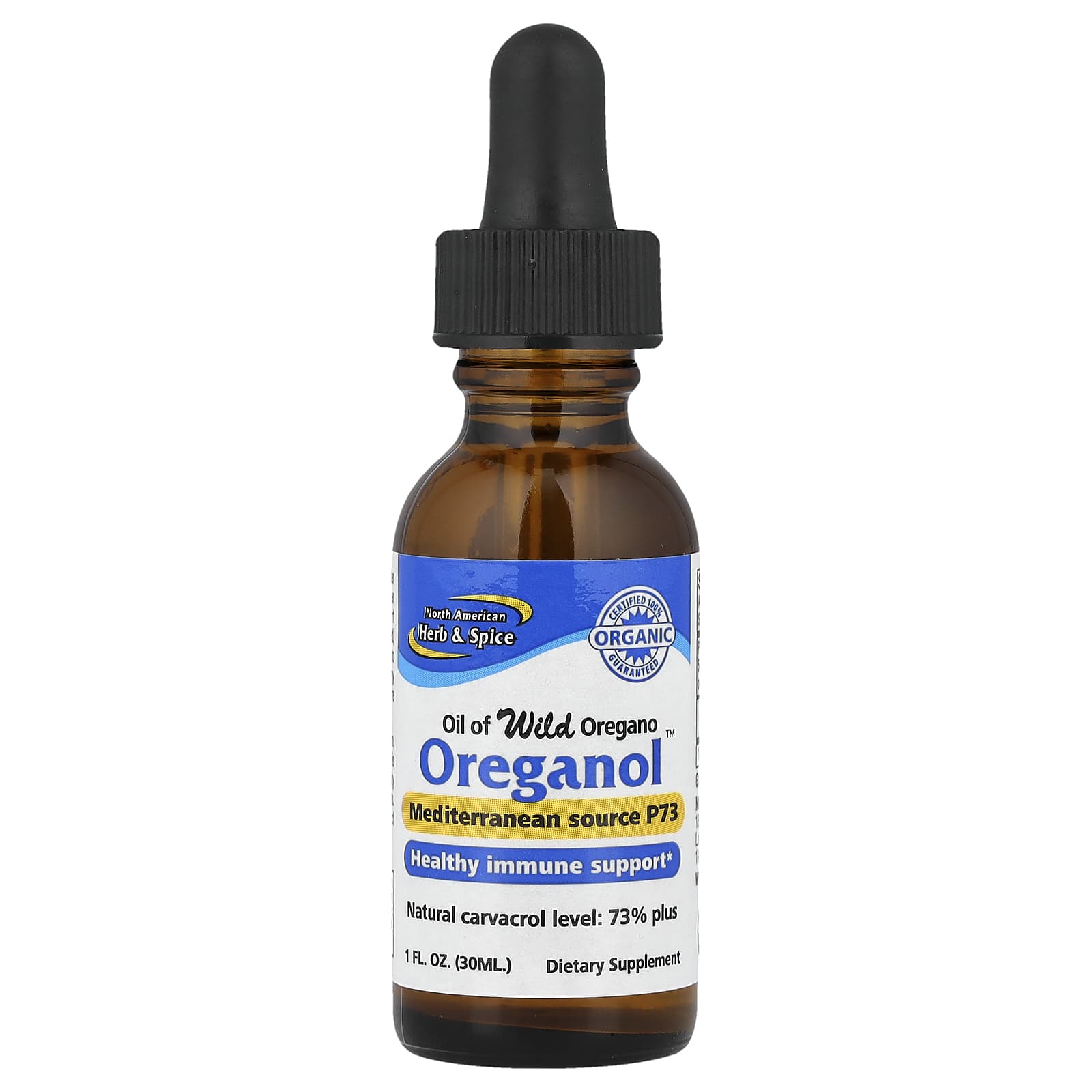 North American Herb & Spice, Oreganol™, Oil of Wild Oregano, 1 fl oz (30 ml) - Image 1