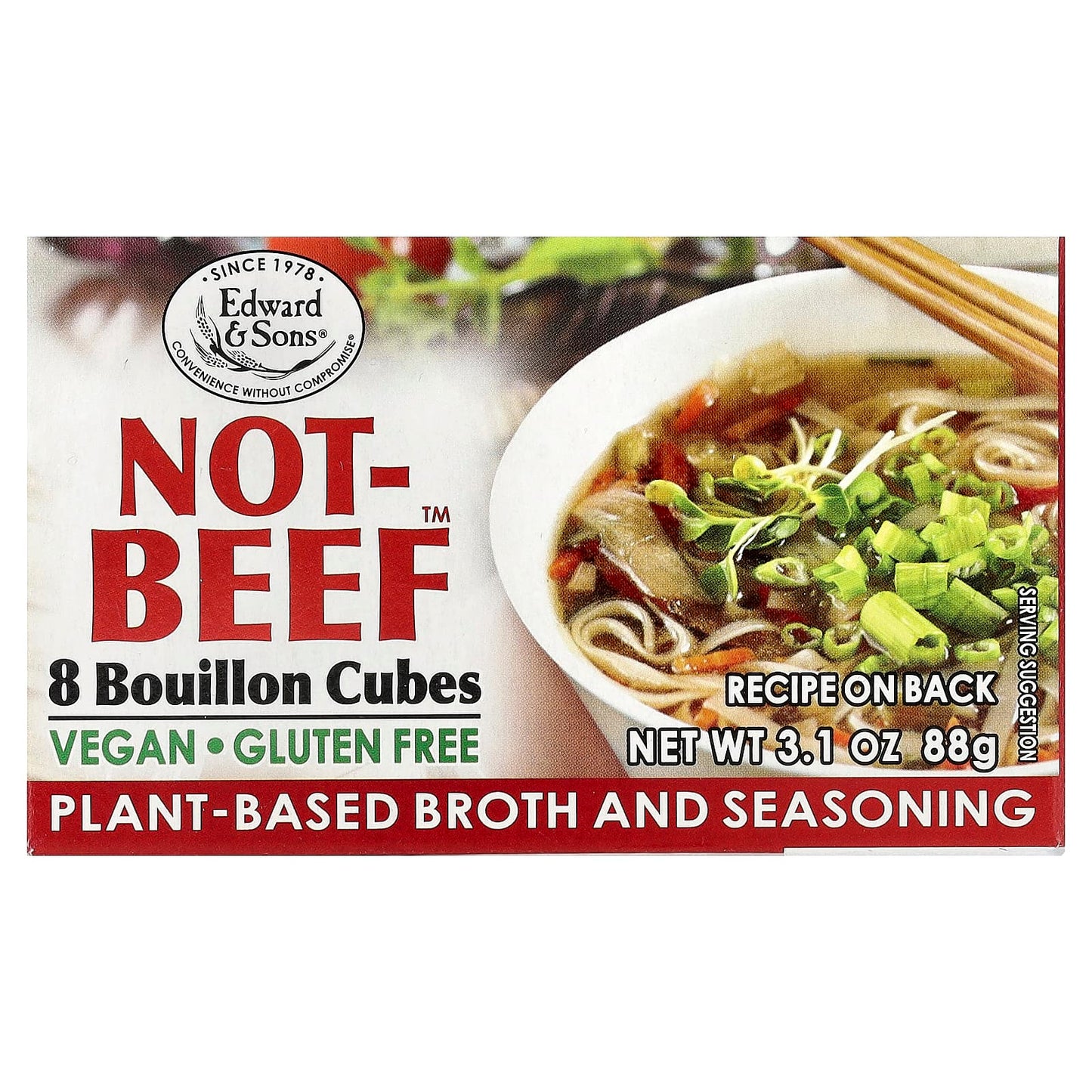 Plant-Based Broth & Seasoning Cubes by Edward & Sons - Vegan & Gluten Free - Image 1