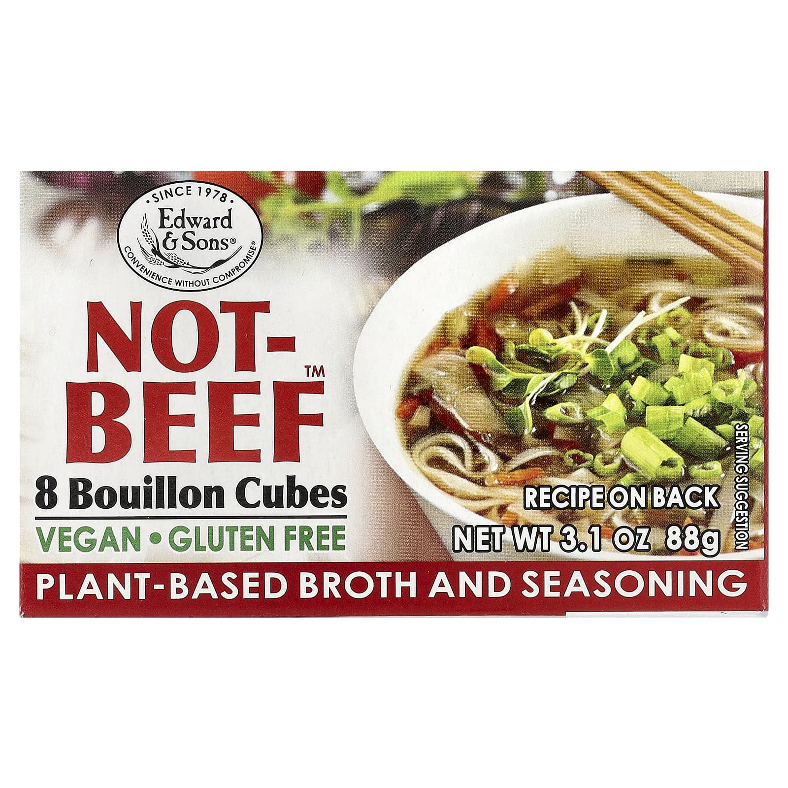 Plant-Based Broth & Seasoning Cubes by Edward & Sons - Vegan & Gluten Free - Image 1