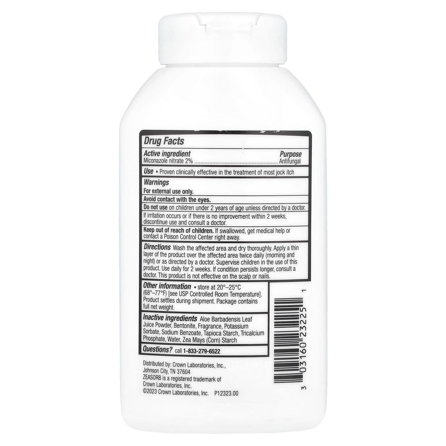 Zeasorb® AF, Antifungal Powder, 2.5 oz (71 g) - Image 2