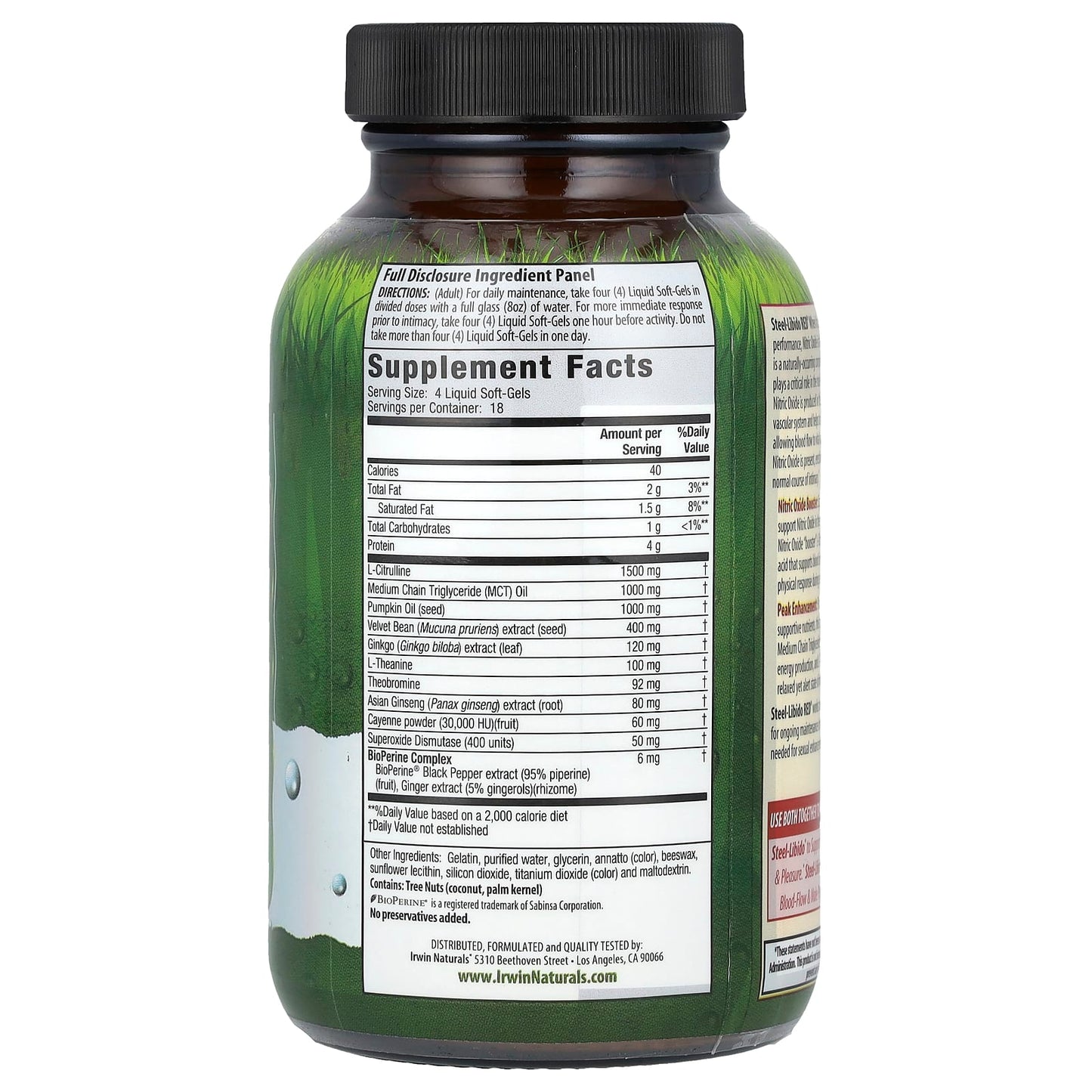 Steel-Libido RED by Irwin Naturals - Nitric Oxide Booster for Male Enhancement - Image 2