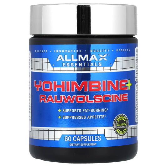 ALLMAX Yohimbine + Rauwolscine for Rapid Fat Loss - 60 Capsules - Image 1