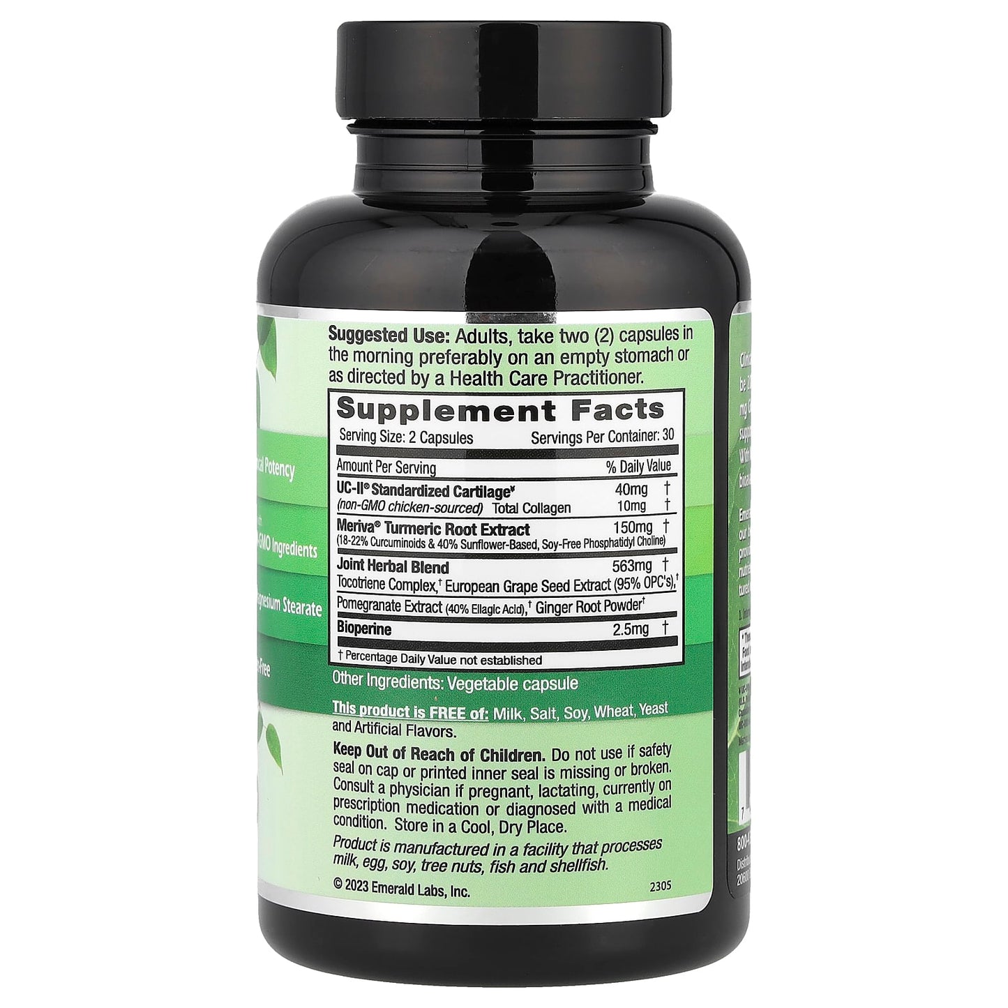 Emerald Labs UC-II Joint Formula - Clinically Proven Joint Support - Image 2