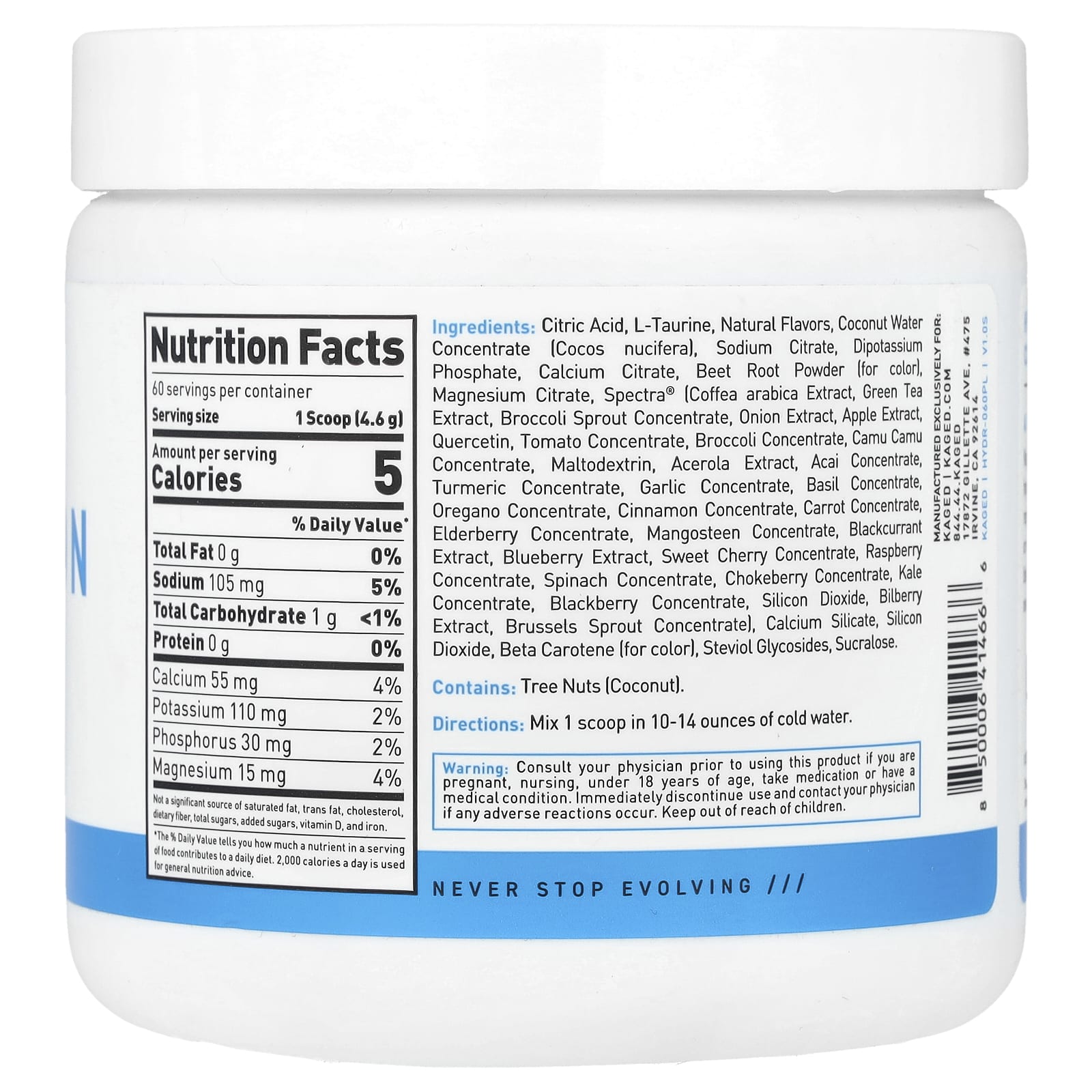 Kaged Hydration - Delicious Electrolyte Drink Mix for Athletes - Image 2