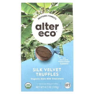 Alter Eco USDA Organic Dark Milk Chocolate Truffles - 10 Piece Box