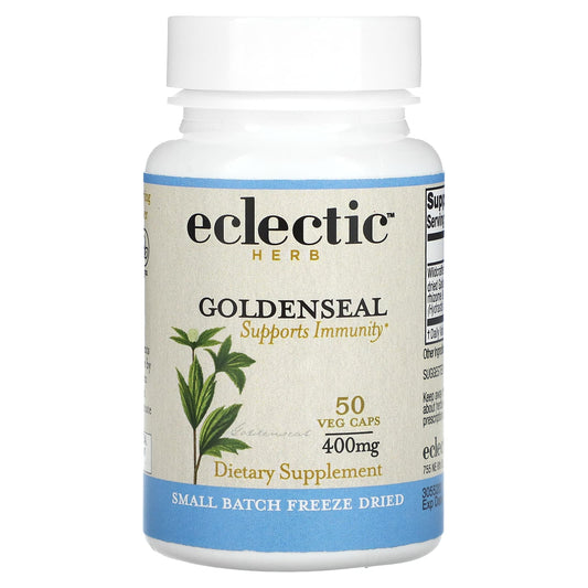 Boost Immunity with Goldenseal from Eclectic Herb - 400mg, 50 Caps - Image 1