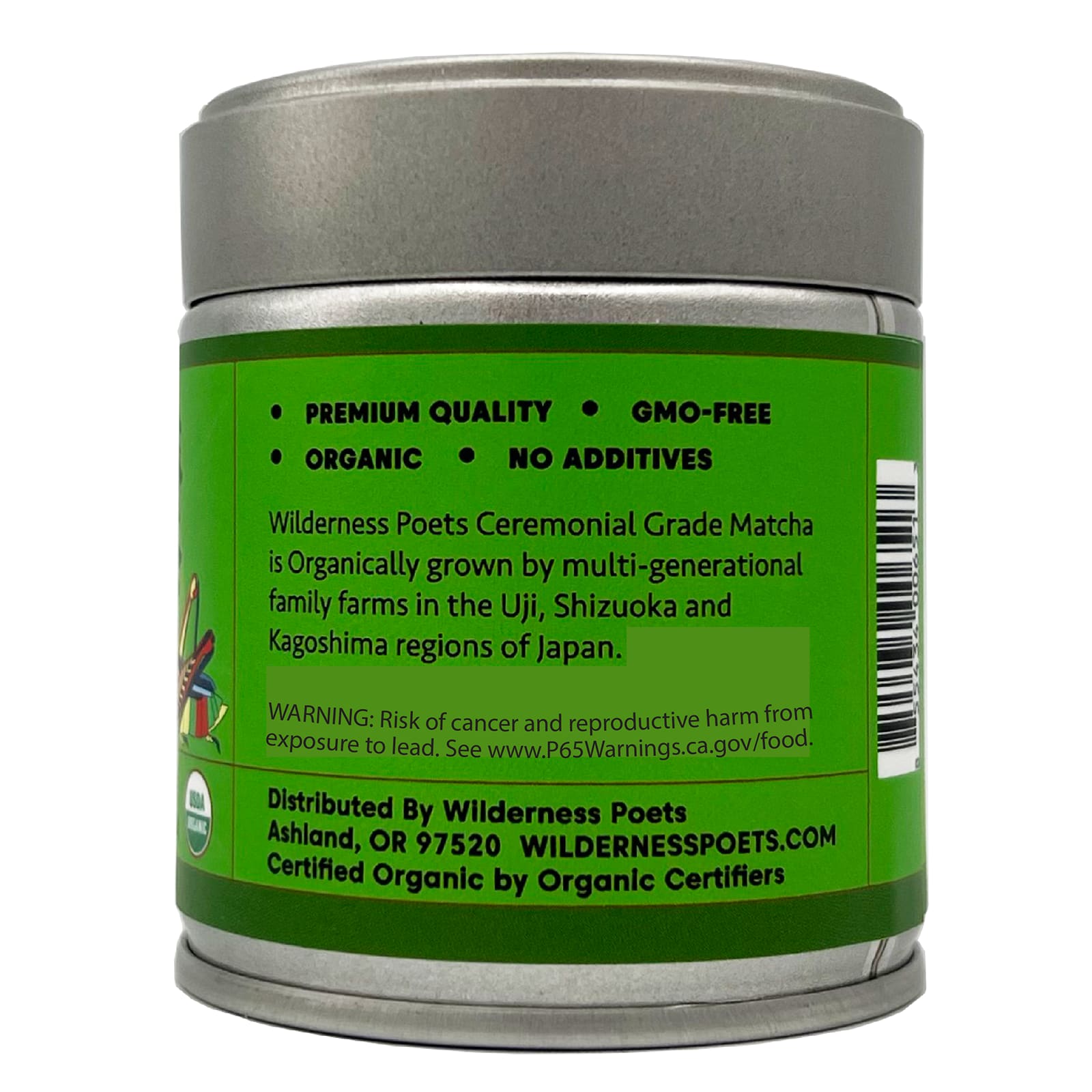 Wilderness Poets, Organic Ceremonial Matcha, 1 oz (28 g) - Image 2