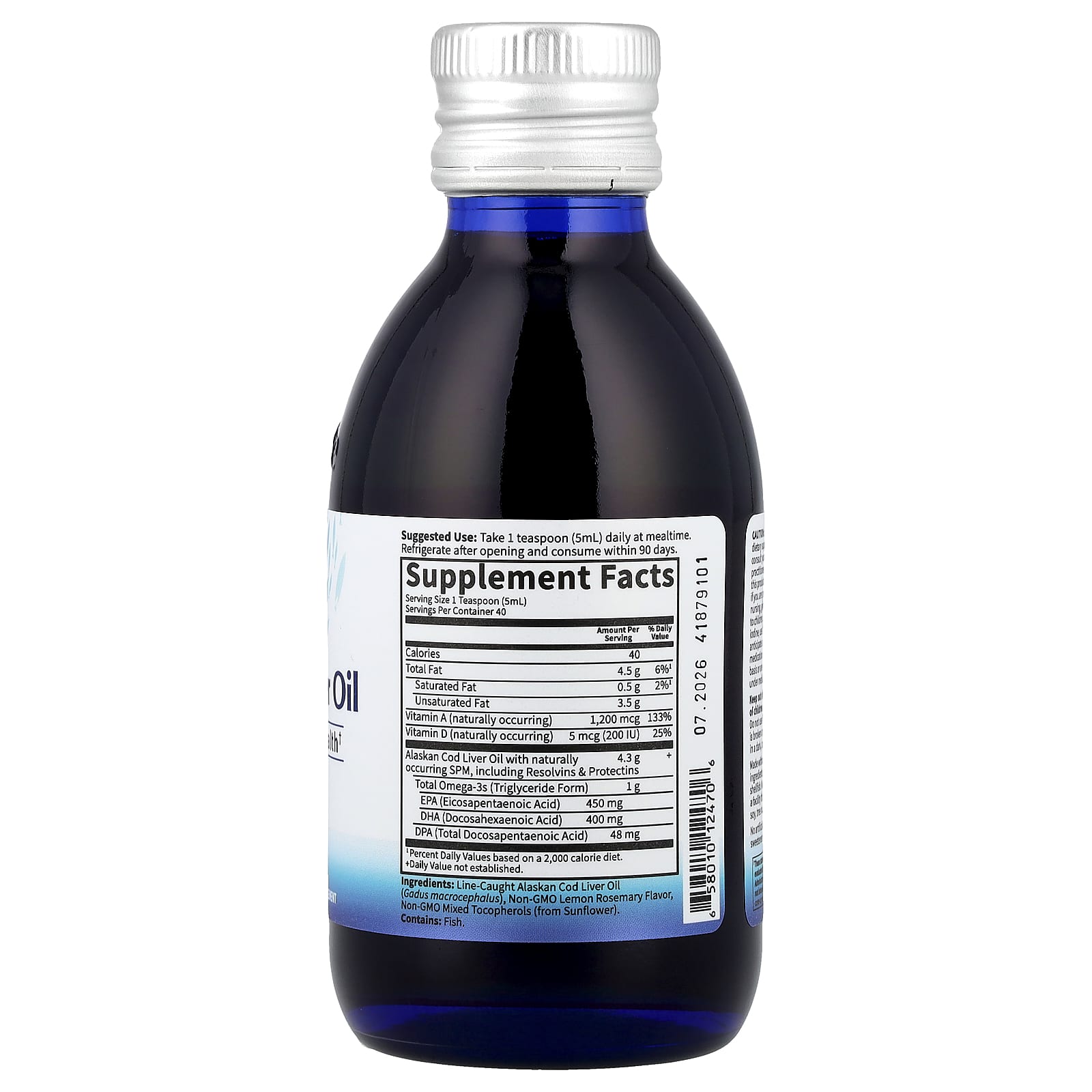 Alaskan Cod Liver Oil for Heart, Vision & Joint Health | Garden of Life - Image 2