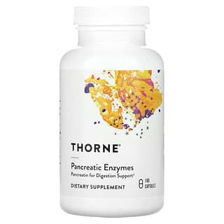 Thorne, Pancreatic Enzymes, 180 Capsules (500 mg per Capsule)