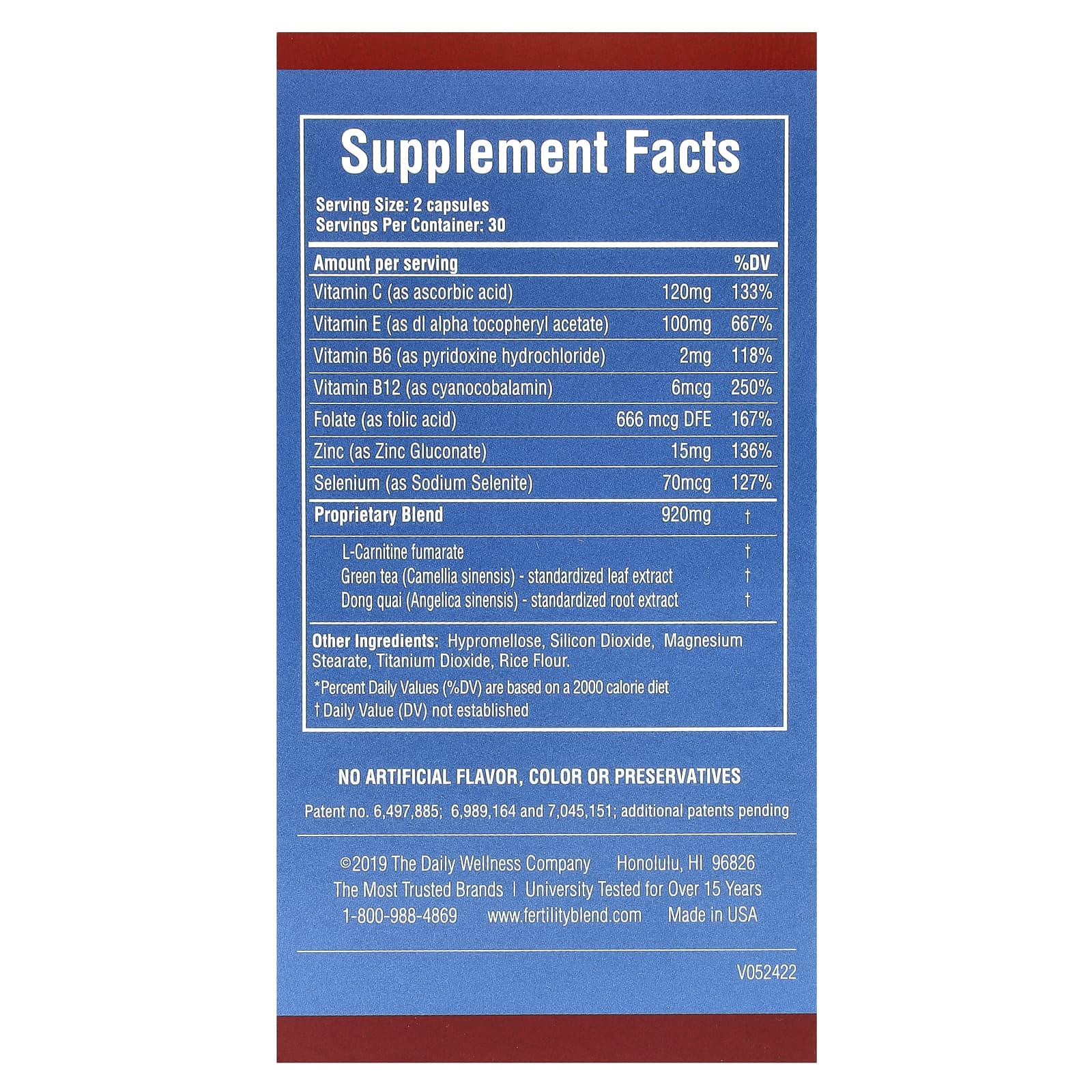Daily Wellness Company, Fertility Blend® for Men, 60 Veggie Capsules