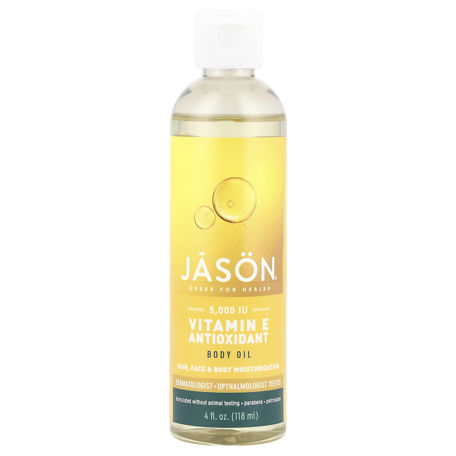 Vitamin E Antioxidant Body Oil by Jason Natural - Nourishes Dry Skin - Image 1