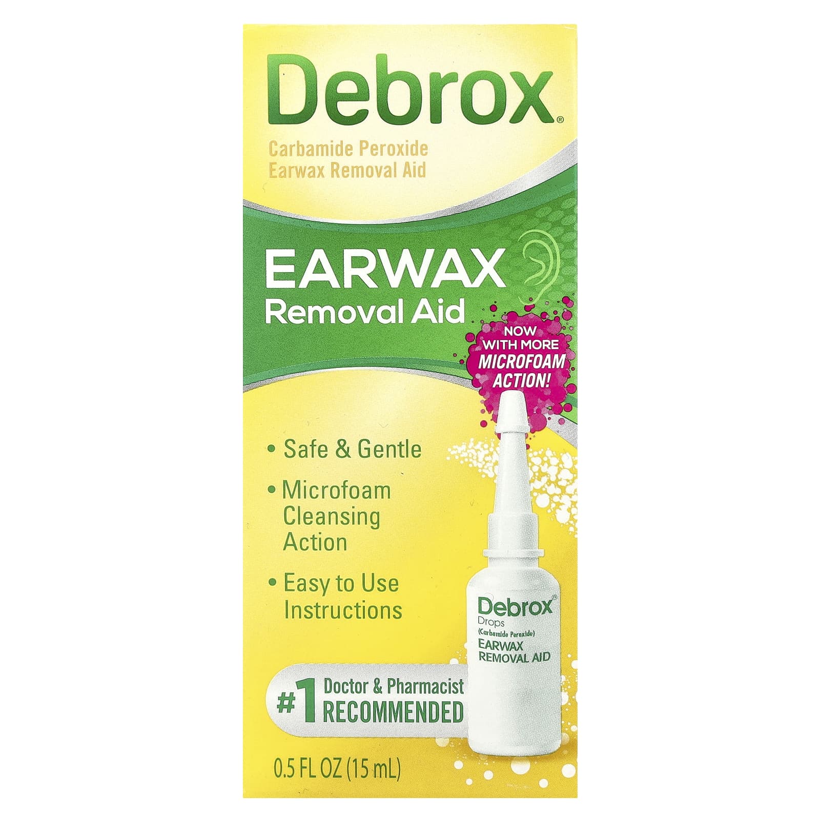 Debrox Earwax Removal Aid, 0.5 fl oz (15 ml) - Image 2