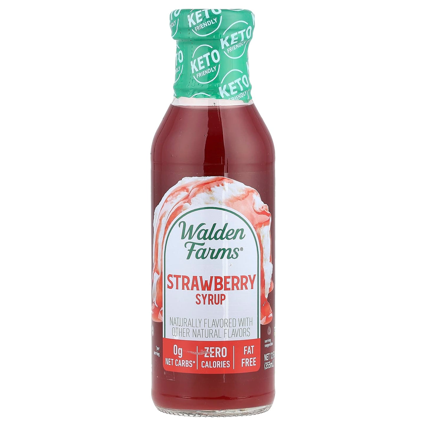 Walden Farms, Strawberry Syrup, 12 fl oz (355 ml) - Image 1