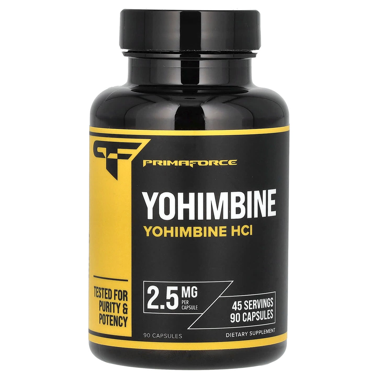 Primaforce, Yohimbine HCl, 2.5 mg , 90 Capsules - Image 1