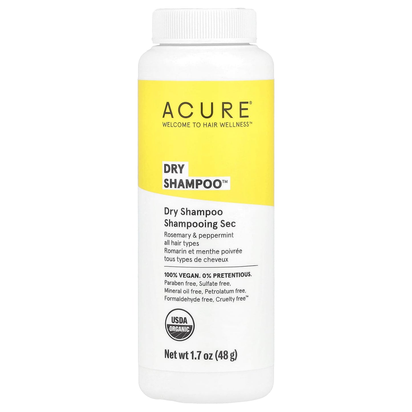 Dry Shampoo by Acure: Vegan, Cruelty-Free, 1.7 oz (48 g) - Image 1