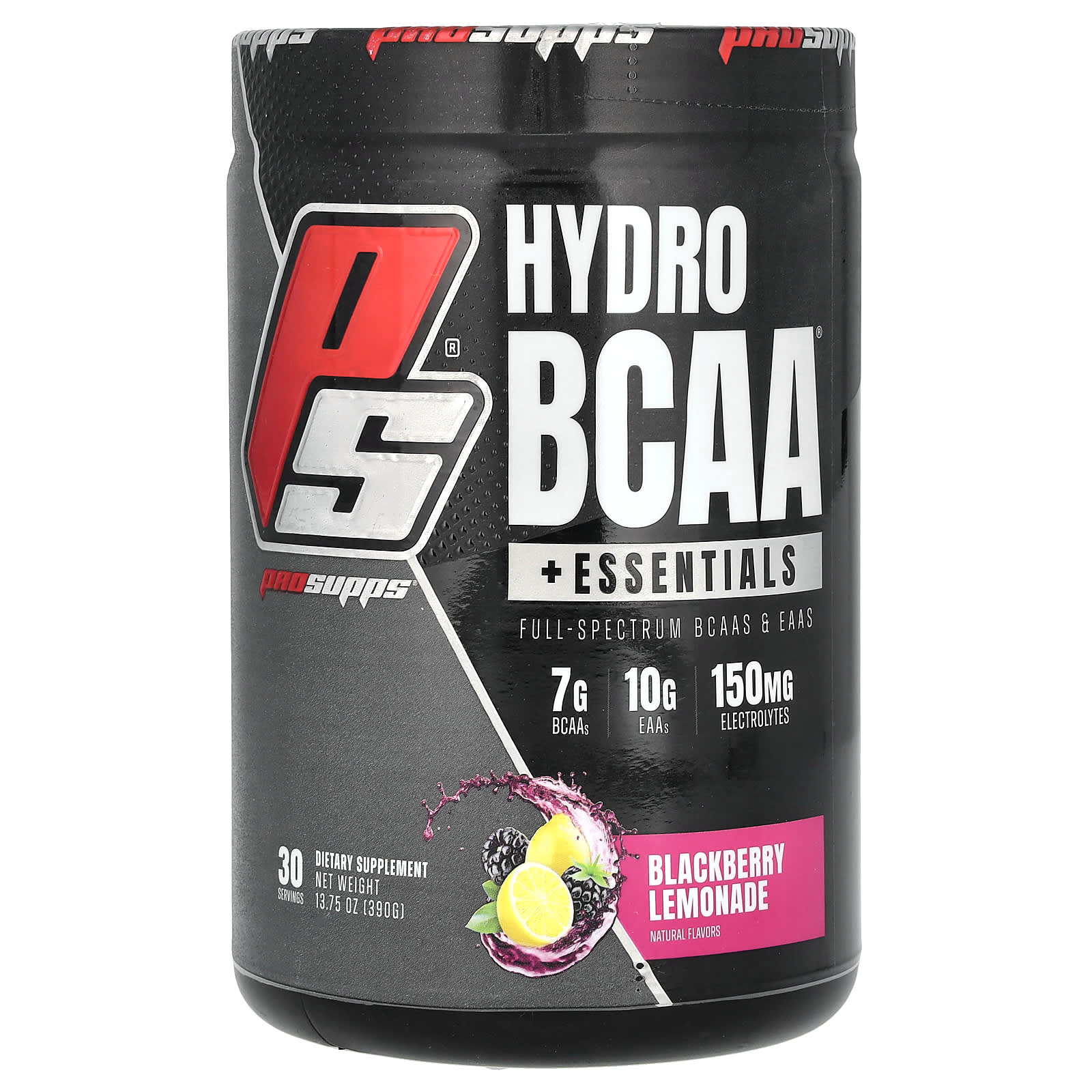 ProSupps, Hydro BCAA + Essentials, Blackberry Lemonade, 13.75 oz (390 g) - Image 1