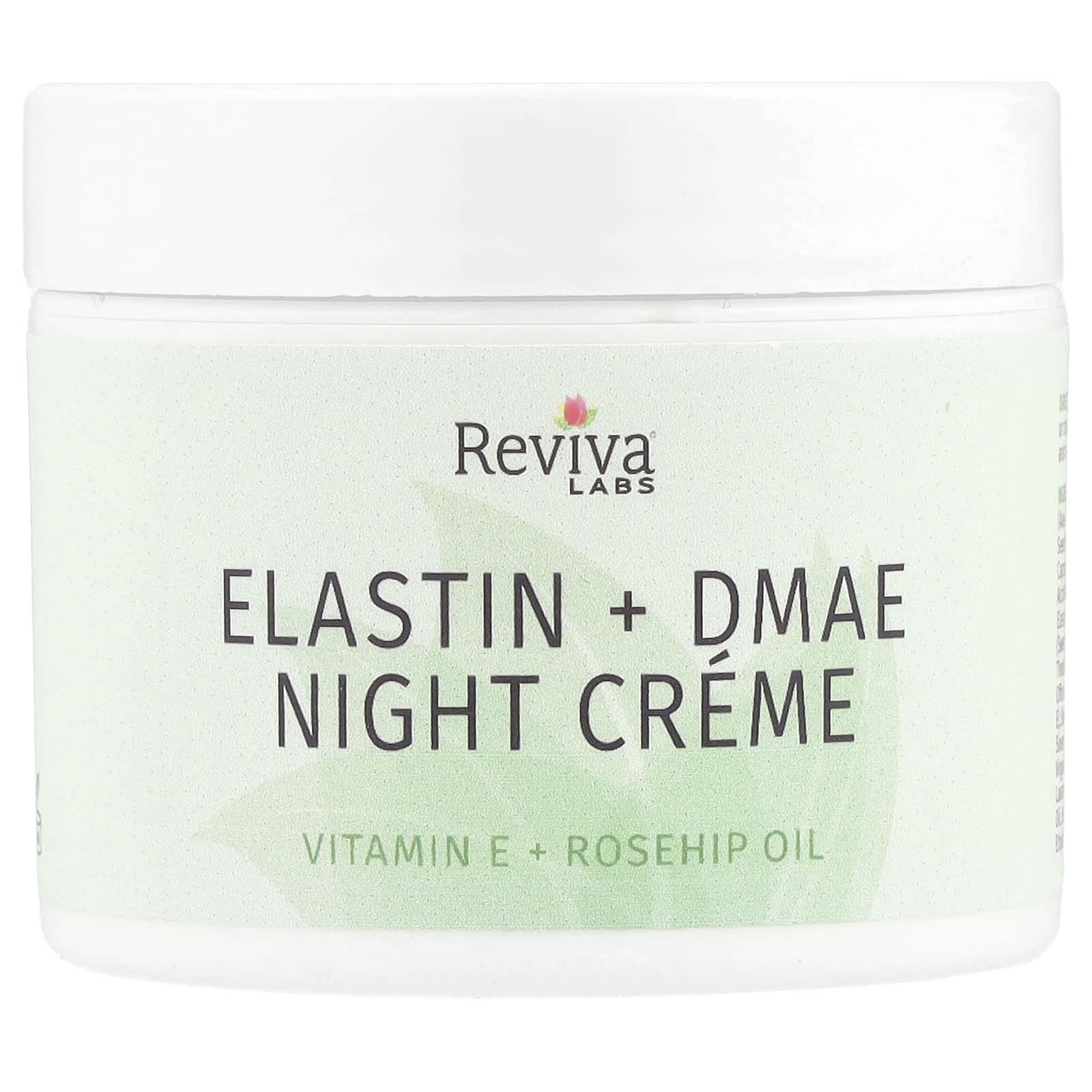 Reviva Labs, Elastin + DMAE Night Creme, 2 oz (55 g) - Image 1
