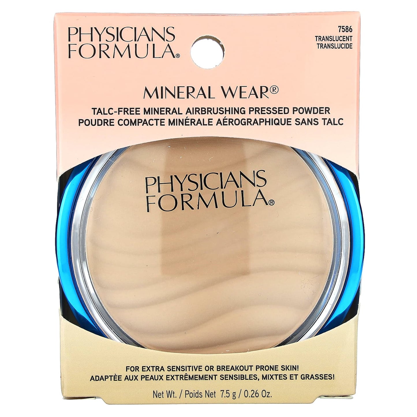 Physicians Formula, Mineral Wear, Talc-Free Mineral Airbrushing Pressed Powder, 7586 Translucent, 0.26 oz (7.5 g) - Image 2