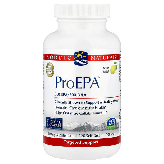Nordic Naturals, ProEPA™, Lemon, 120 Softgels - Image 1