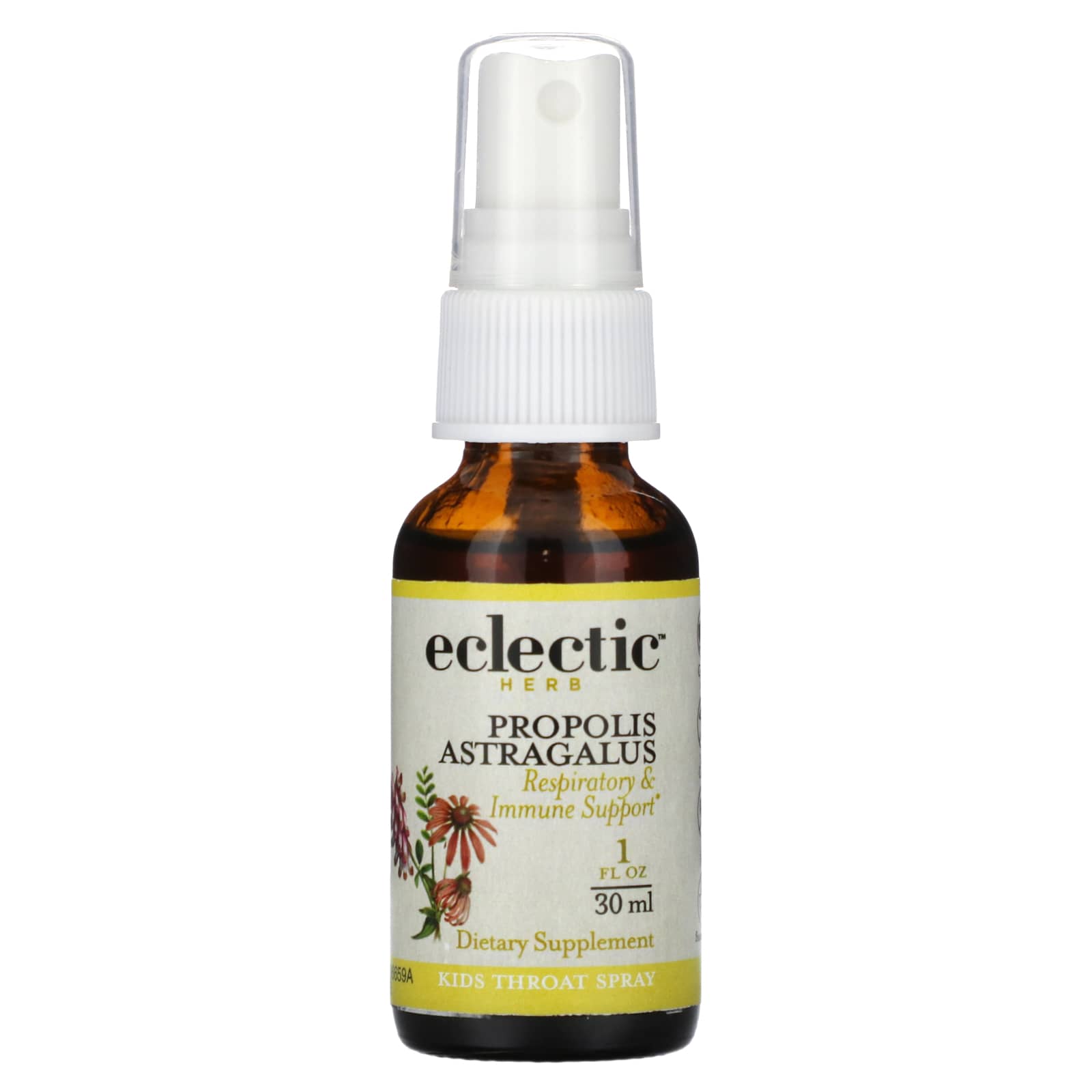 Natural Kid's Throat Spray by Eclectic Herb - Propolis & Astragalus - Image 1
