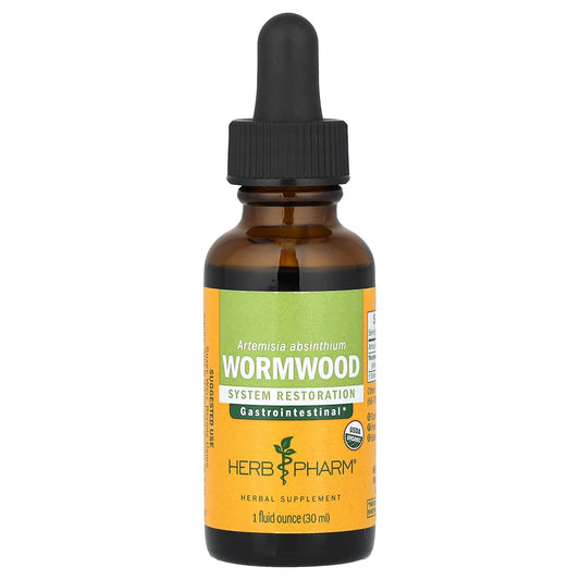 Wormwood Liquid Extract by Herb Pharm - USDA Organic Digestive Aid - Image 1