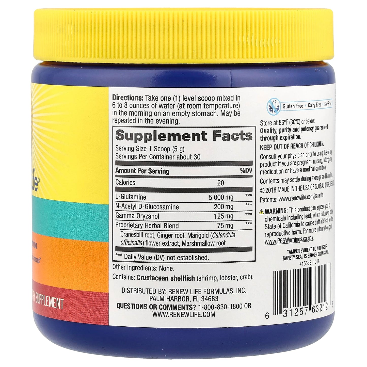 Renew Life, IntestiNew™, Intestinal Lining Support Formula, 5.7 oz (162 g) - Image 2