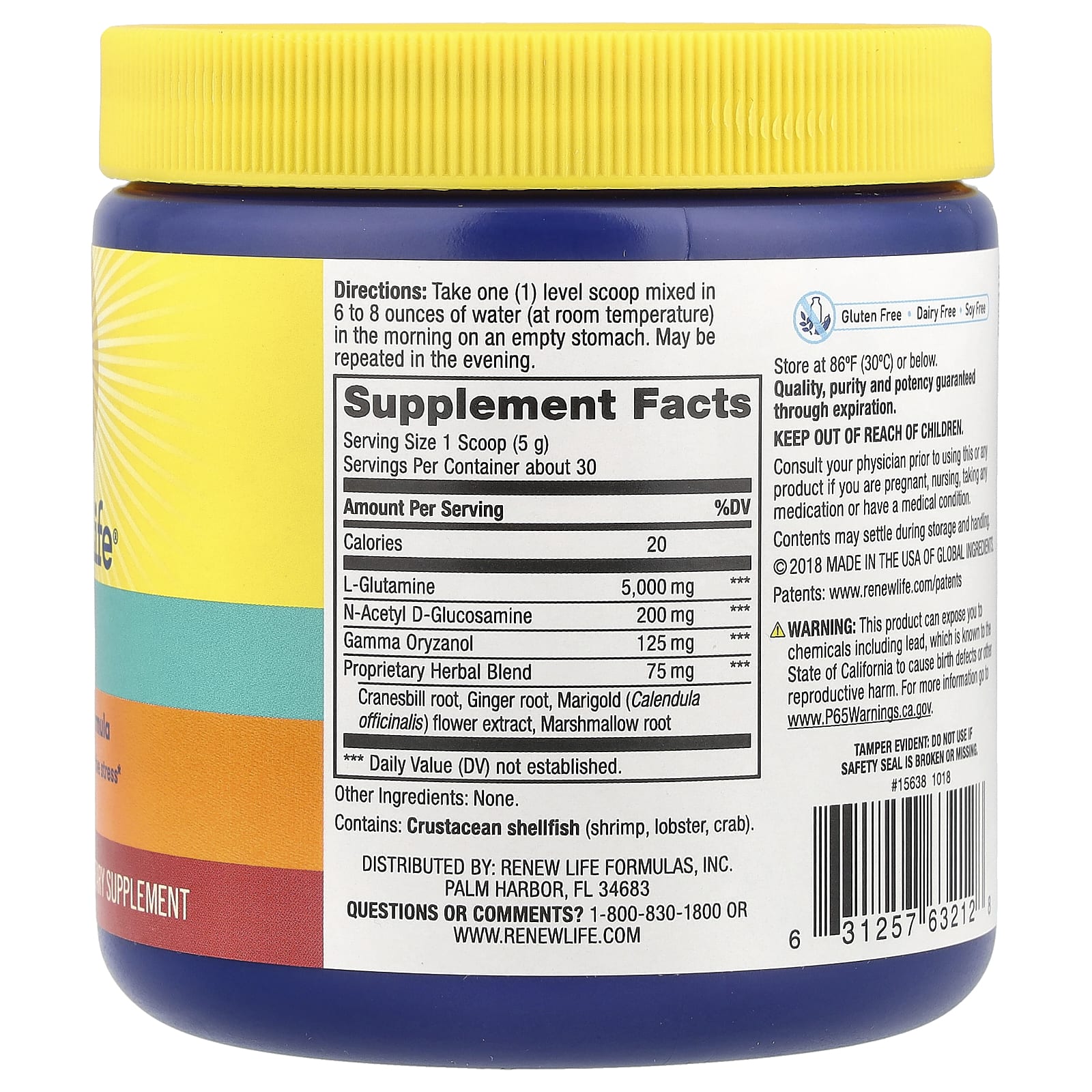 Renew Life, IntestiNew™, Intestinal Lining Support Formula, 5.7 oz (162 g) - Image 2