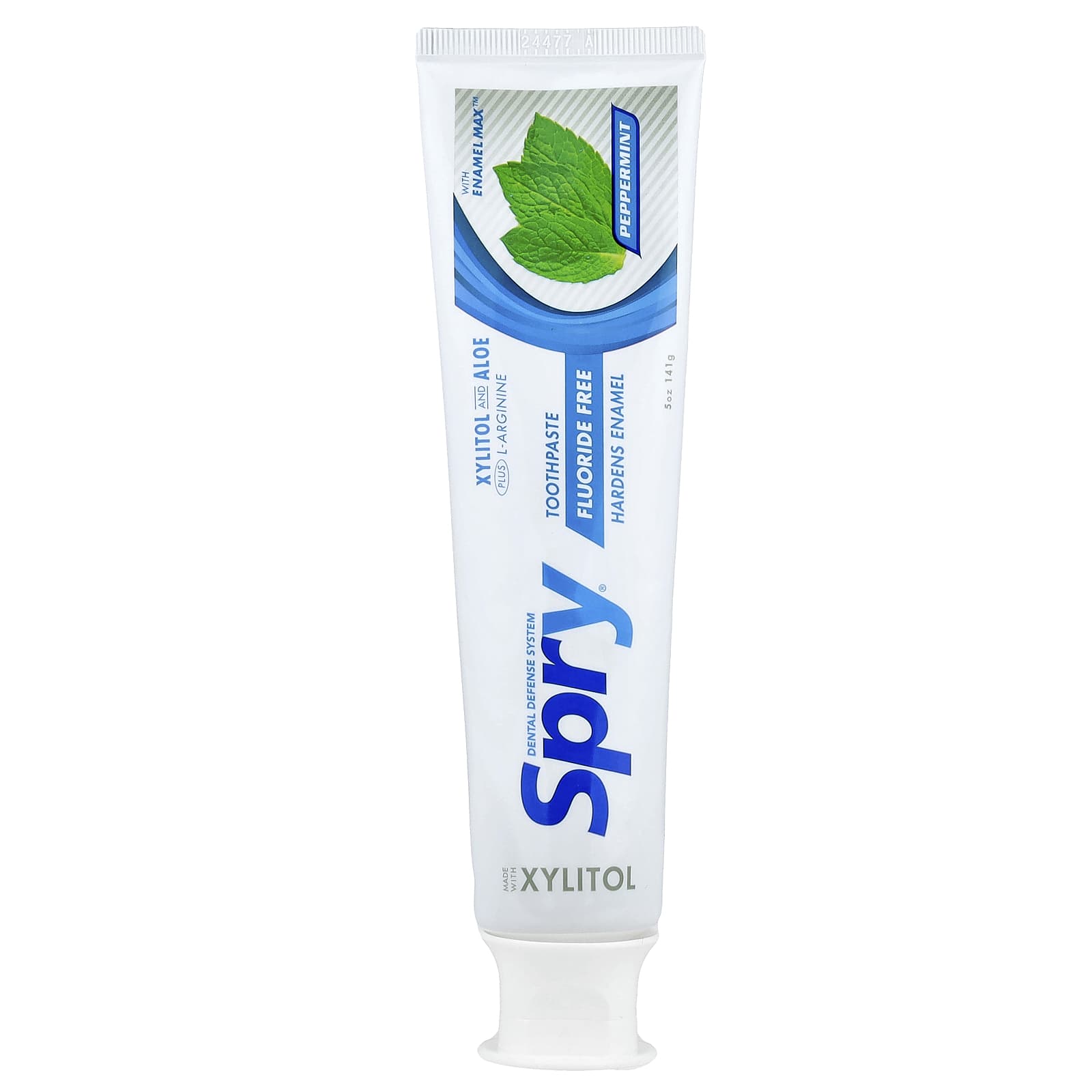 Xlear, Spry, Fluoride Free Toothpaste, Peppermint, 5 oz (141 g) - Image 1