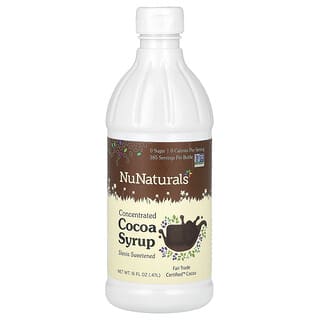 Stevia Sweetened Cocoa Syrup by NuNaturals - 16 fl oz