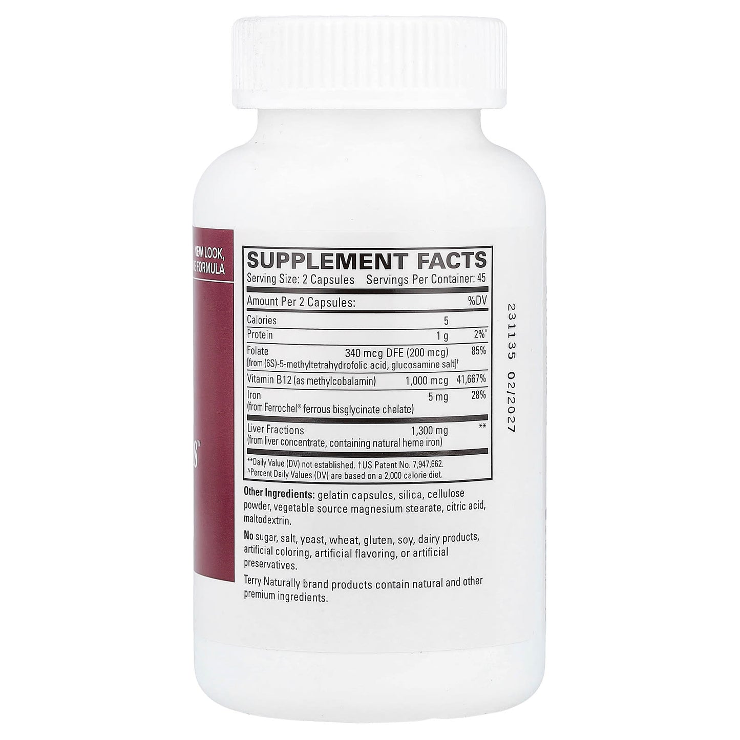 Terry Naturally, Liver Fractions™, 90 Capsules - Image 2