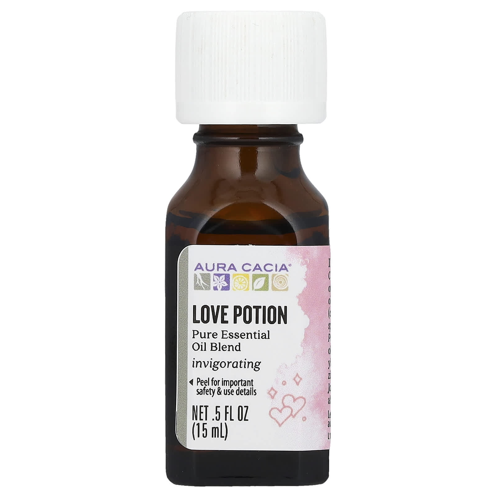 Aura Cacia Love Potion Essential Oil Blend for Romance & Relaxation - Image 1