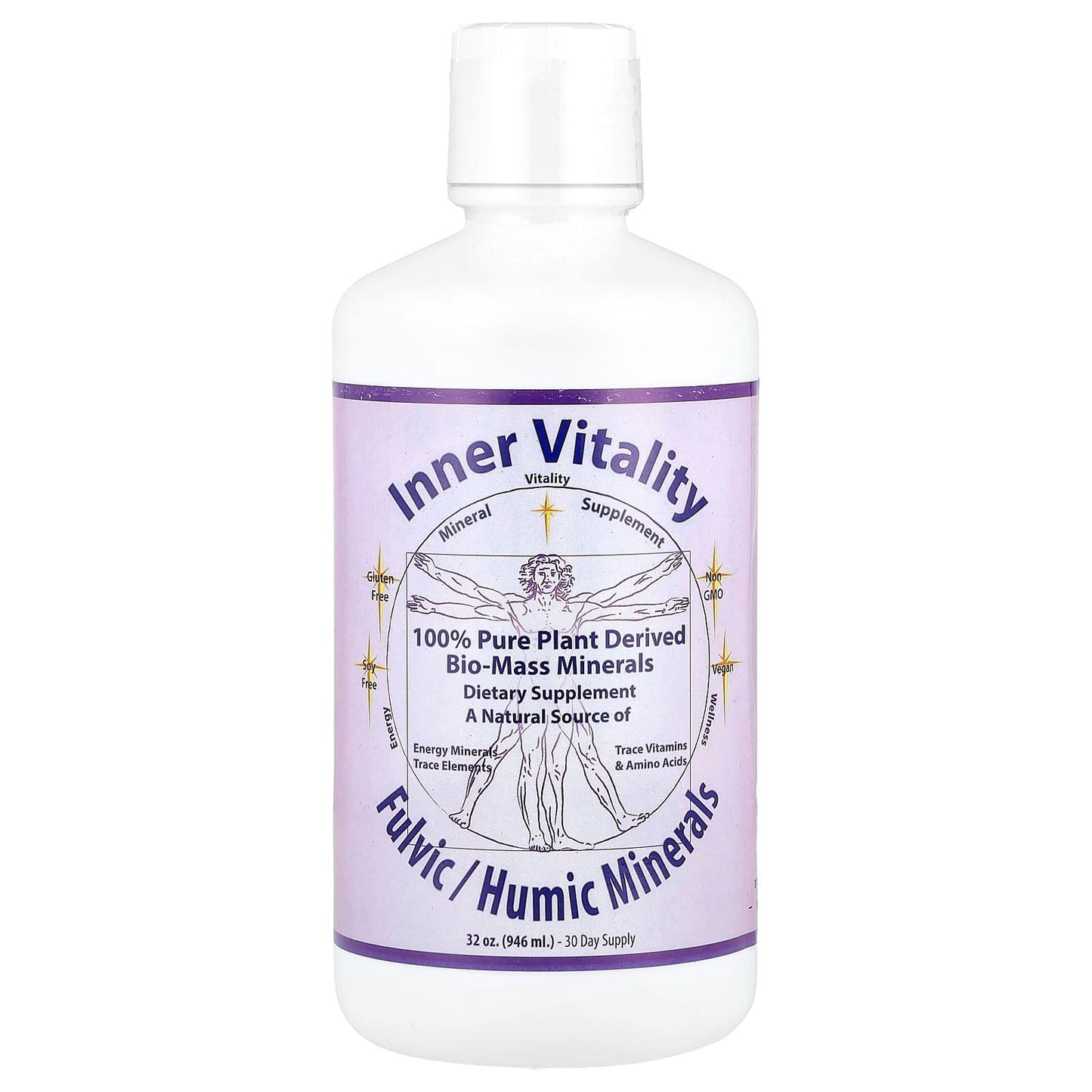 Morningstar Minerals, Inner Vitality, Fulvic/Humic Minerals, 32 oz (946 ml) - Image 1