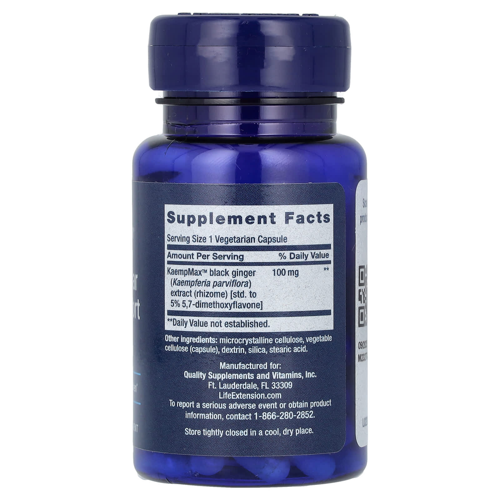 Life Extension, Male Vascular Sexual Support, 100 mg, 30 Vegetarian Capsules