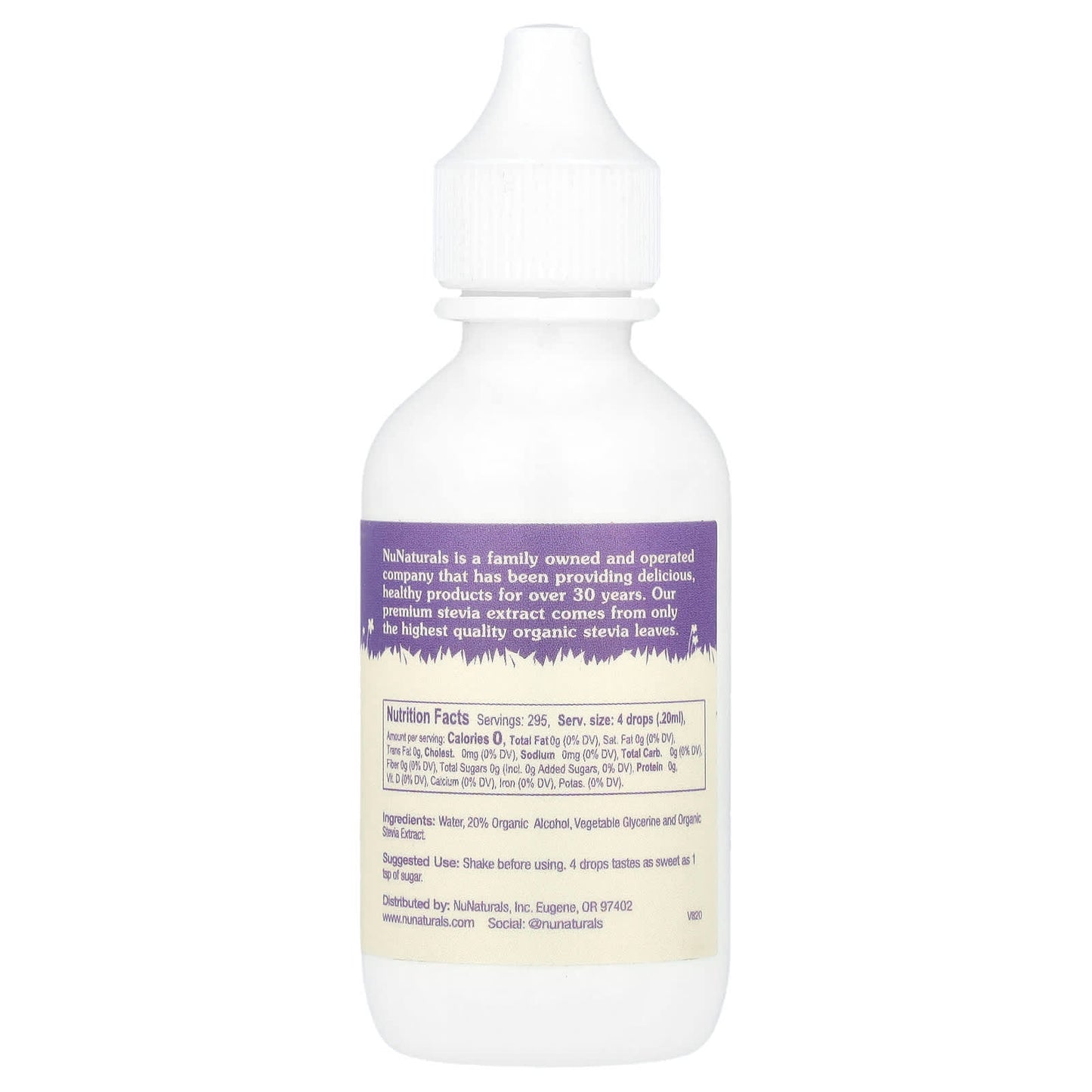 NuNaturals, Clear Extract Stevia, 2 fl oz (59 ml) - Image 2