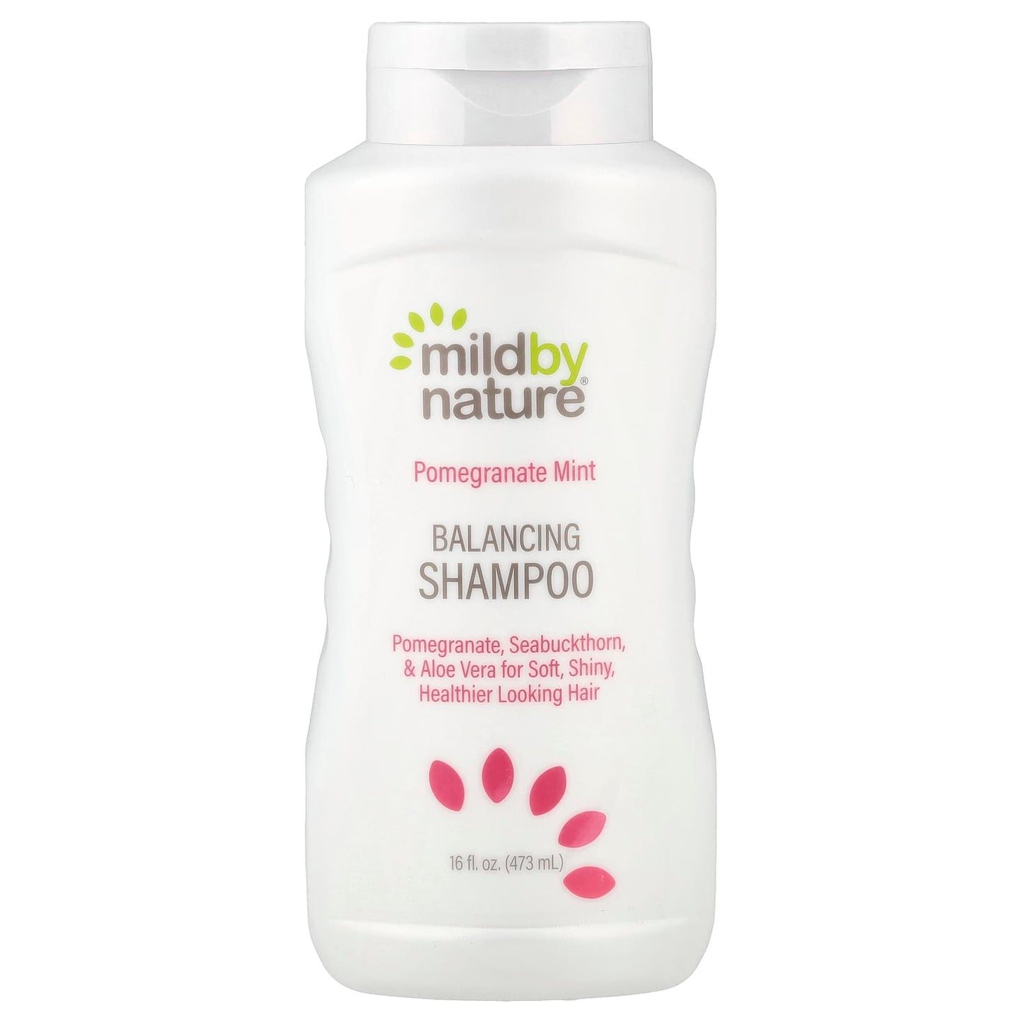Pomegranate Mint Balancing Shampoo for Soft, Shiny Hair - Mild By Nature - Image 1