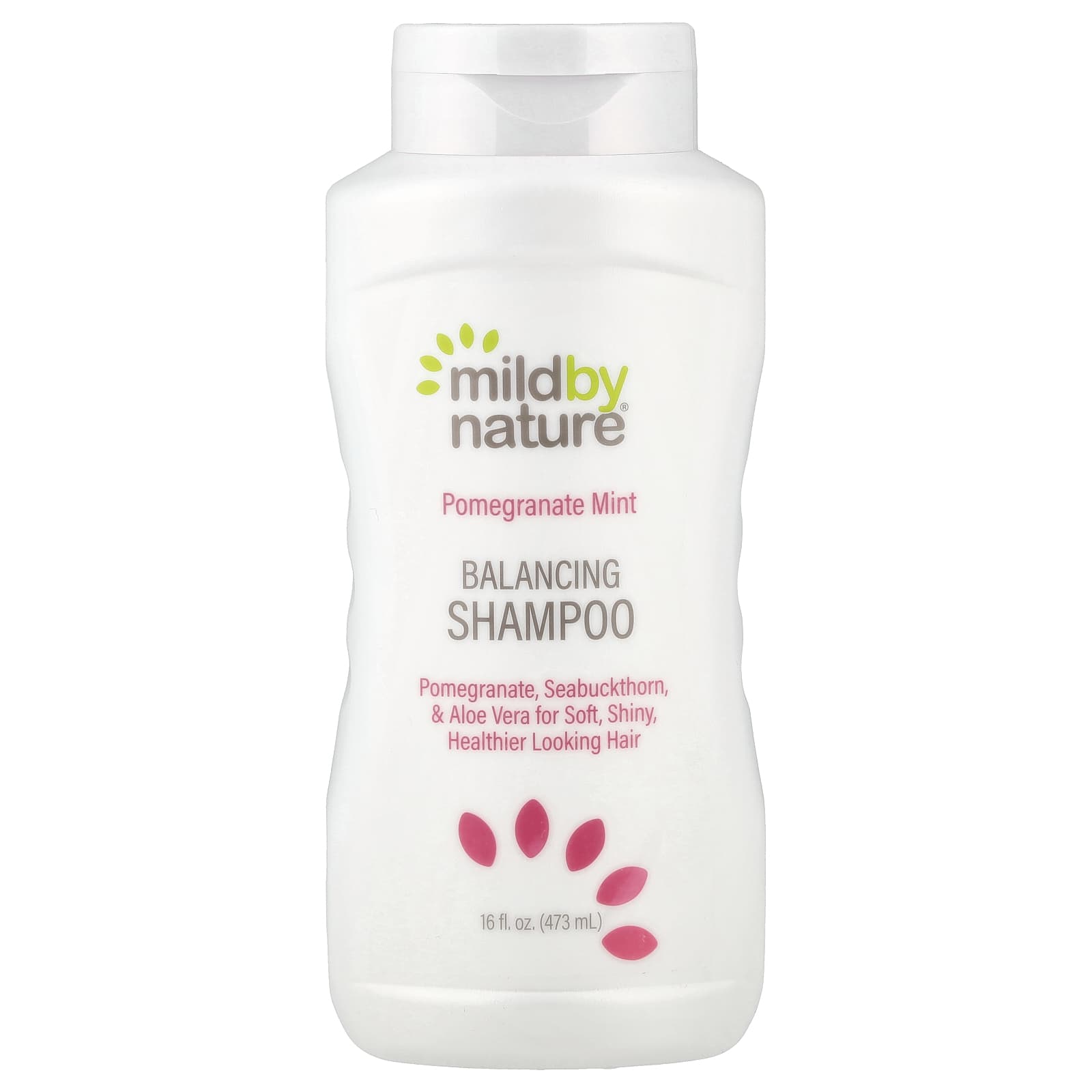 Pomegranate Mint Balancing Shampoo for Soft, Shiny Hair - Mild By Nature - Image 1