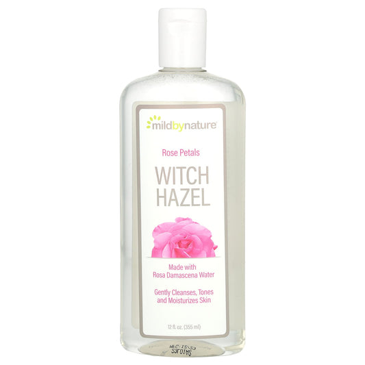 Rose Petals Witch Hazel by Mild By Nature: Gentle Toner for All Skin Types - Image 1