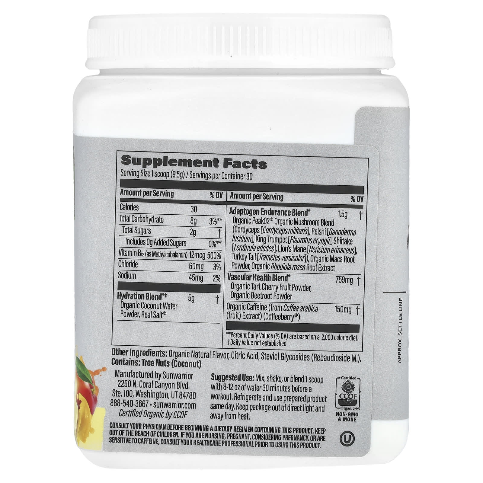 Sunwarrior, Sport, Active Energy Preworkout, Mango Lemonade, 10 oz ( 285 g) - Image 2