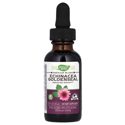 Nature's Way, Echinacea Goldenseal, 250 mg, 1.01 fl oz (30 ml) - Image 1